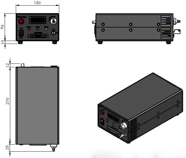 PSU H LED Power Supply For N Series Laser